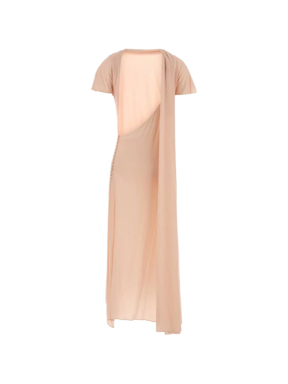Magda Butrym Midi-jurk met sjaaldetail Roze