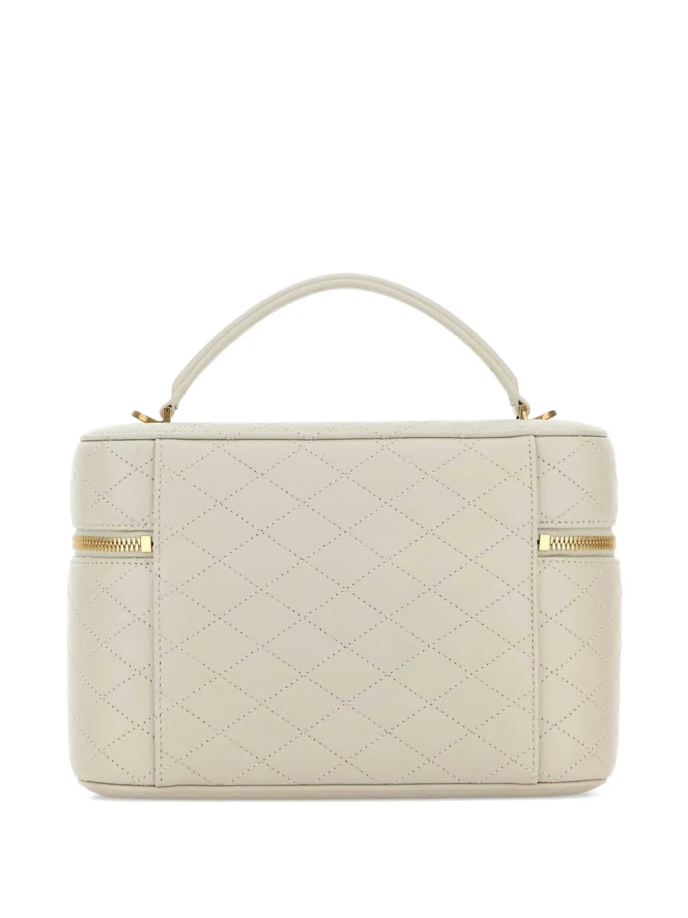  Saint Laurent Gaby Top Handle Vanity Bag - Neutrals 