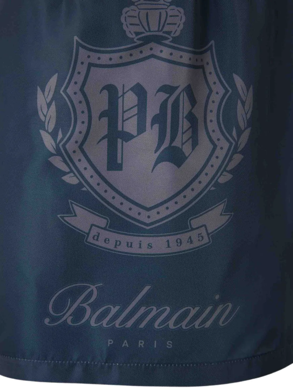 Balmain Zwembroek met logoprint Blauw