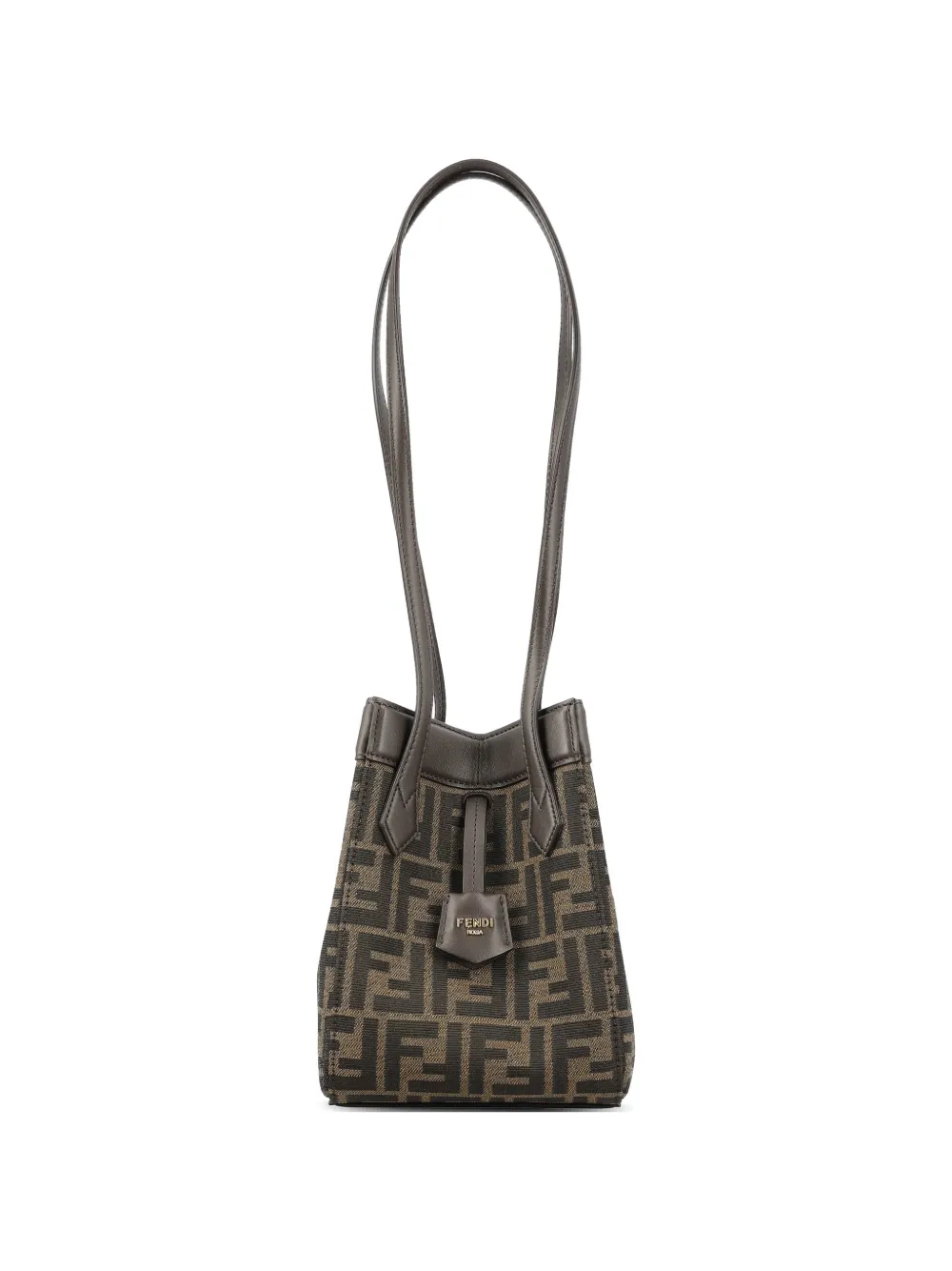 FENDI Borsa tote Origami mini - Marrone