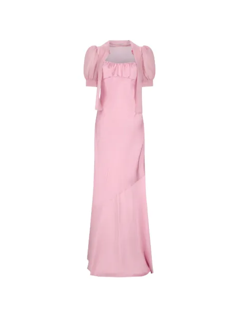 Alessandra Rich short-sleeve georgette maxi dress