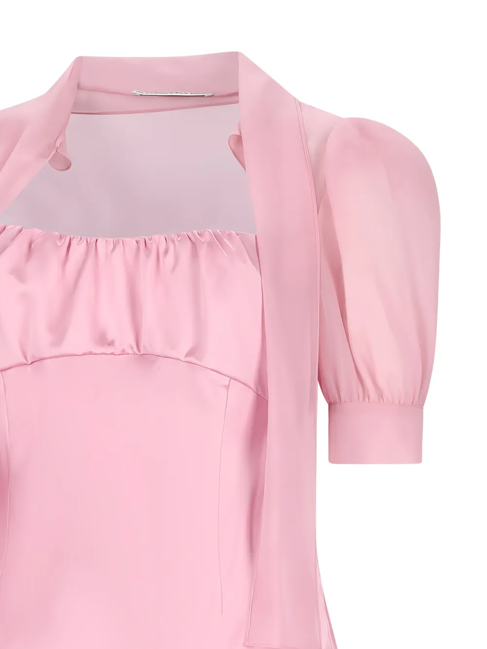 Short-Sleeve Georgette Maxi Dress