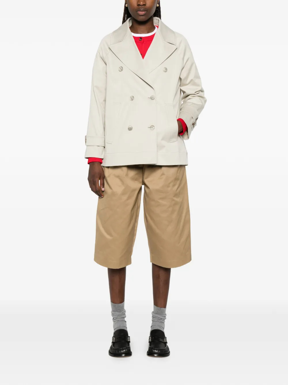 Herno 더블 브레스티드 재킷 | 오버사이즈 재킷