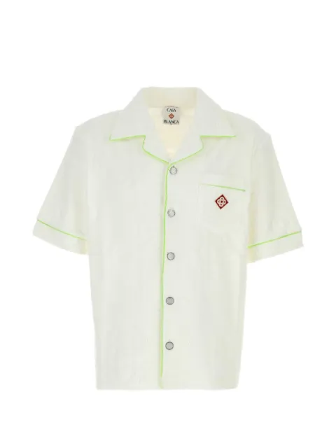 Casablanca Towelling Monogram short-sleeved shirt