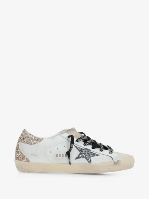 Golden Goose Superstar Sneakers mit Glitter-Stern