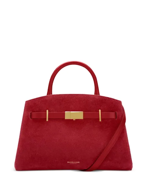 DeMellier small The Hudson suede tote bag