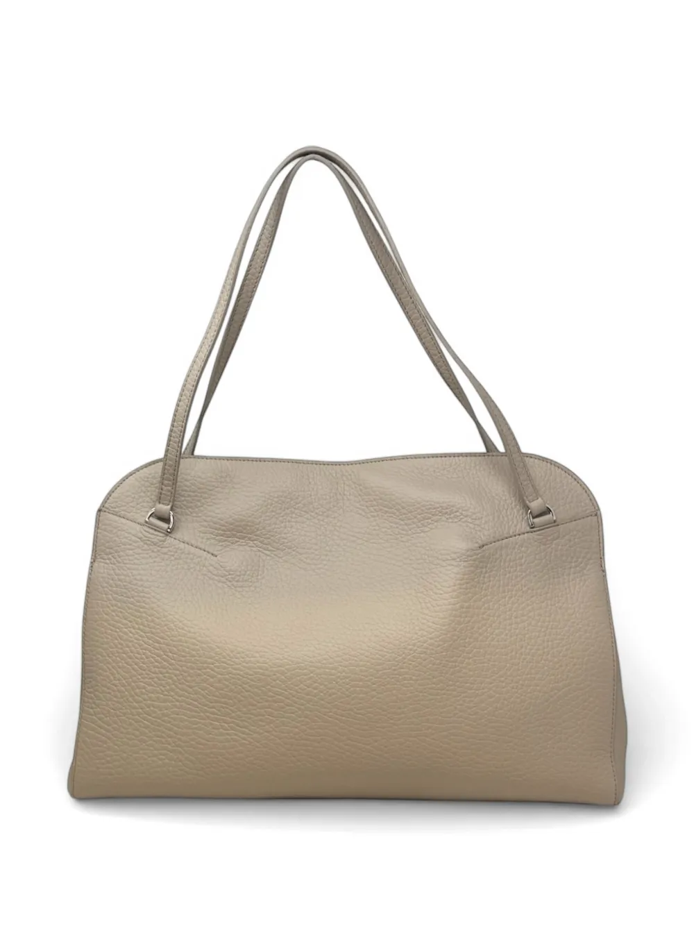  Orciani Medium Lido Soft Leather Shoulder Bag - Neutrals 