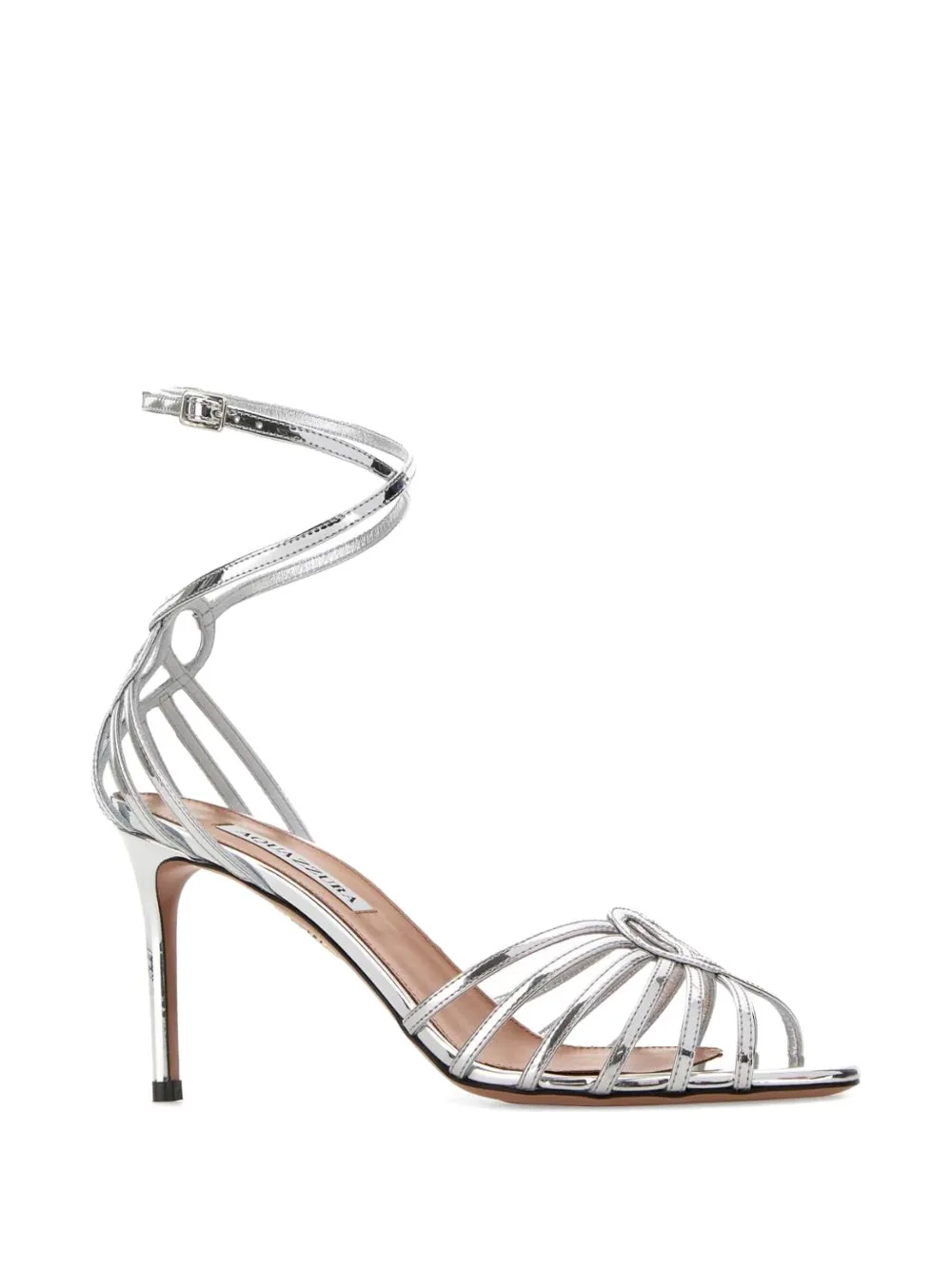 Aquazzura Sweetheart strappy sandals Zilver
