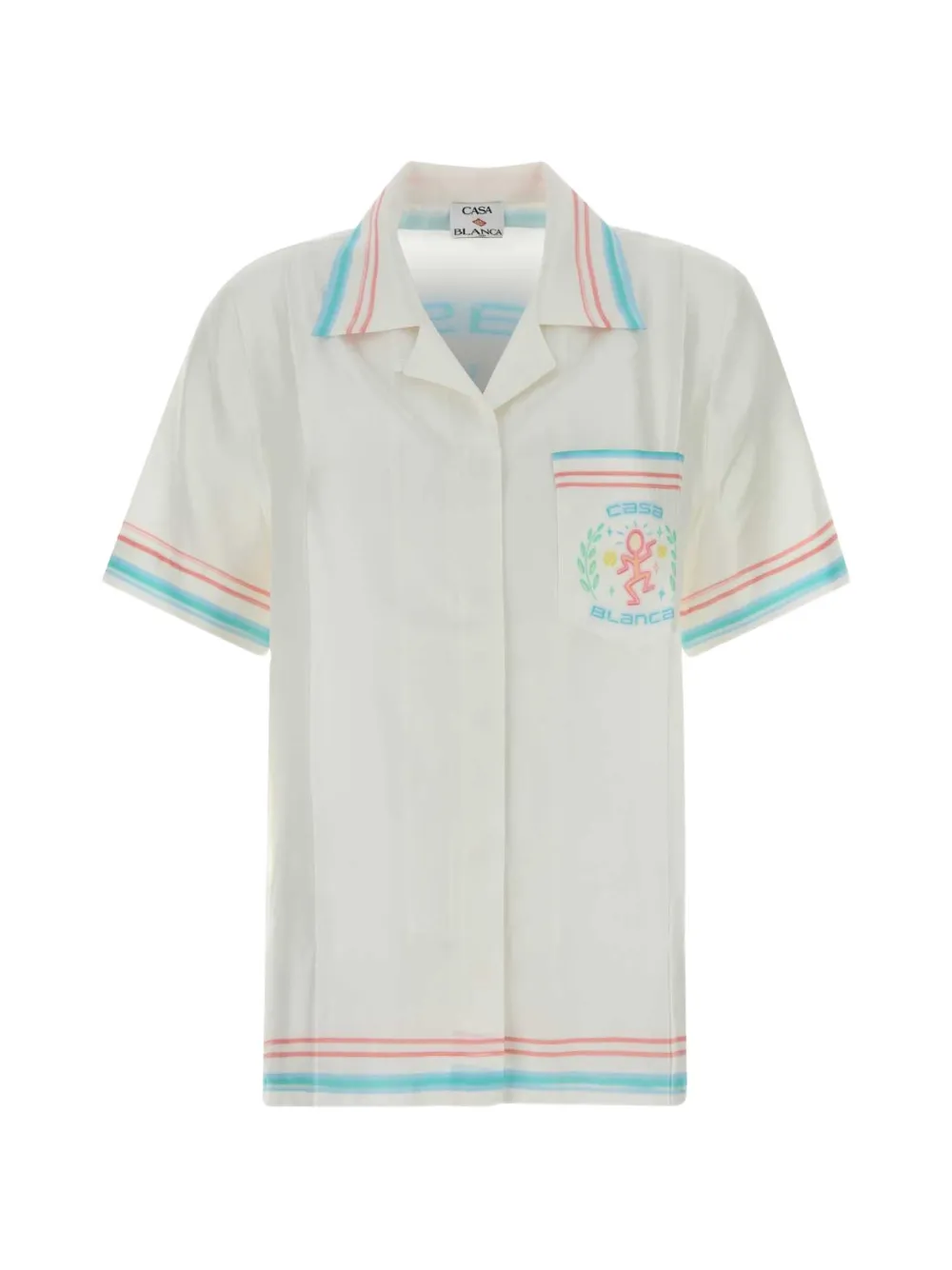 Casablanca Dance Joy silk shirt - Bianco