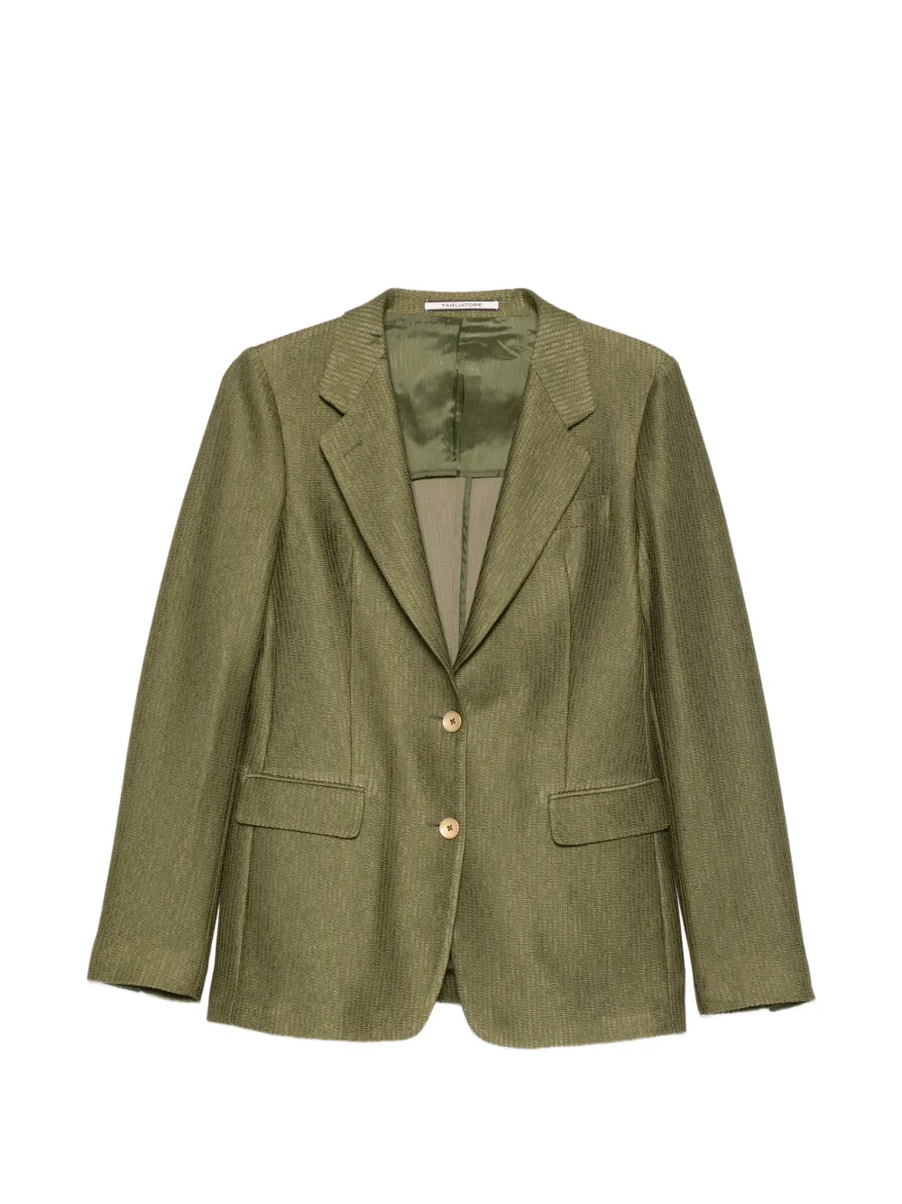 Tagliatore button-fastening blazer - Green
