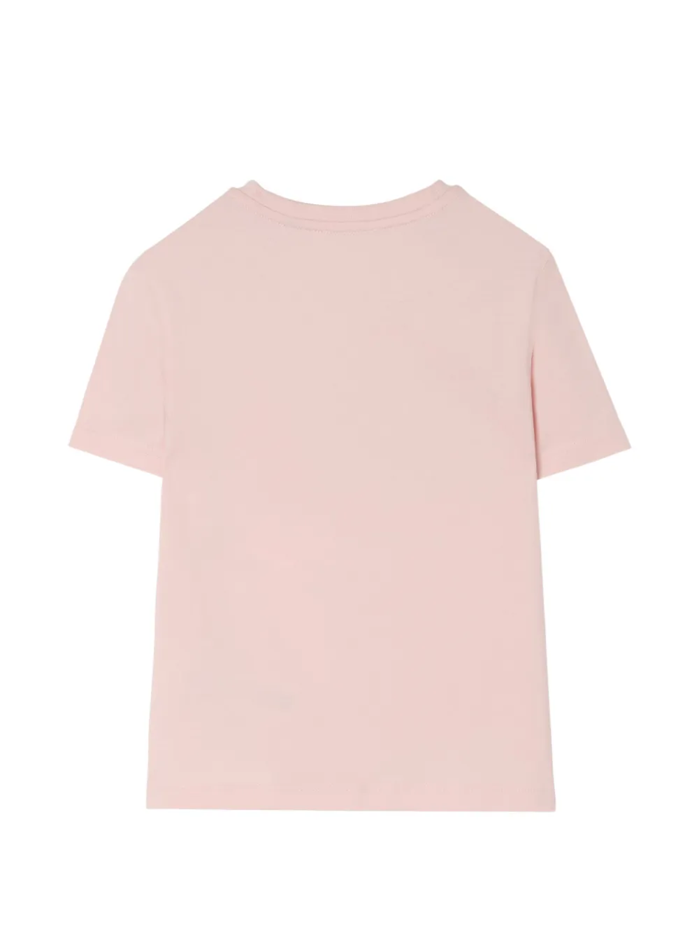Burberry Kids Knight Stamp katoenen T-shirt Roze