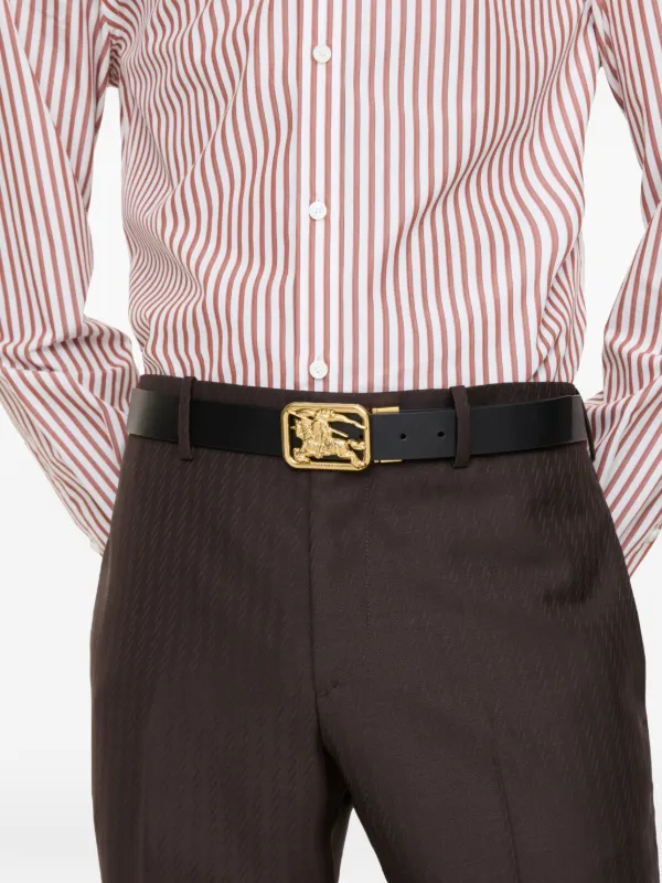 Burberry Reversible Leather Rider belt​ | Black | FARFETCH