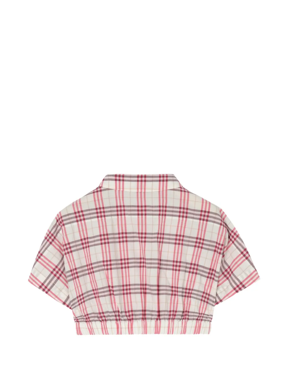  Burberry Kids Check Cotton Shirt - Neutrals 
