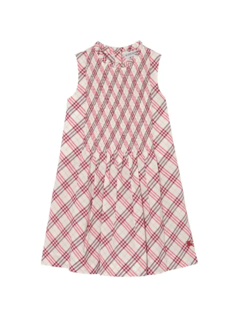 Burberry Kids Check cotton dress