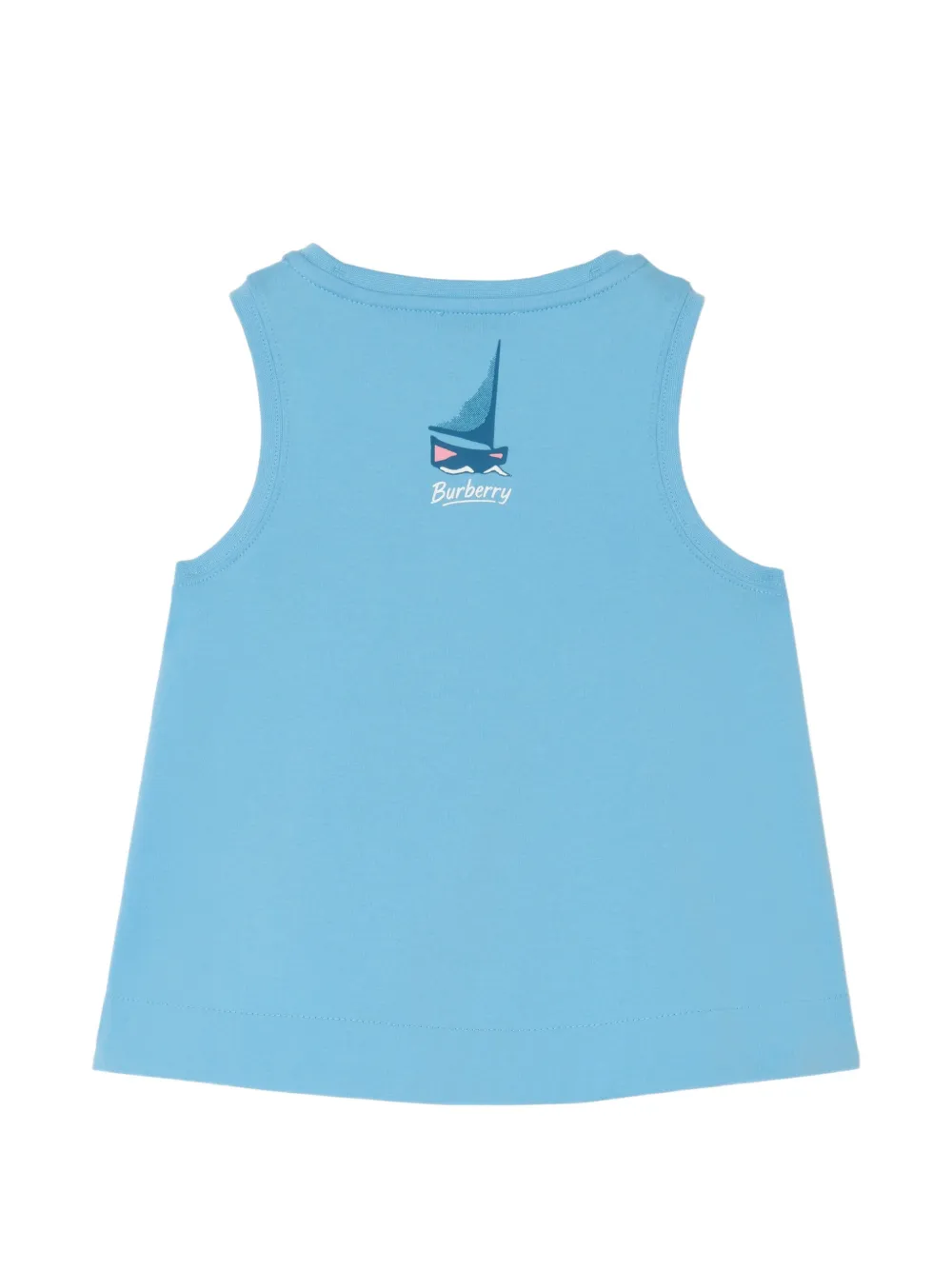 Burberry Kids Katoenen top met ijsjesprint Blauw