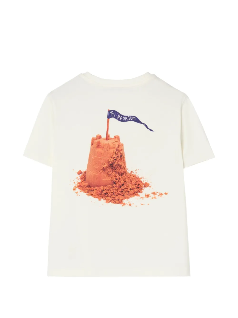  Burberry Kids Sandy Logo Cotton T-shirt - Neutrals 