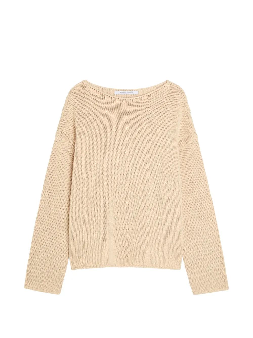 Another Tomorrow boat-neck sweater - Toni neutri