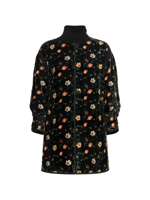 R13 floral-print coat