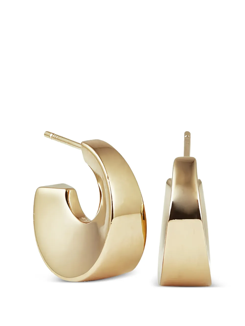 Otiumberg Arc Chunky hoop earrings - Oro