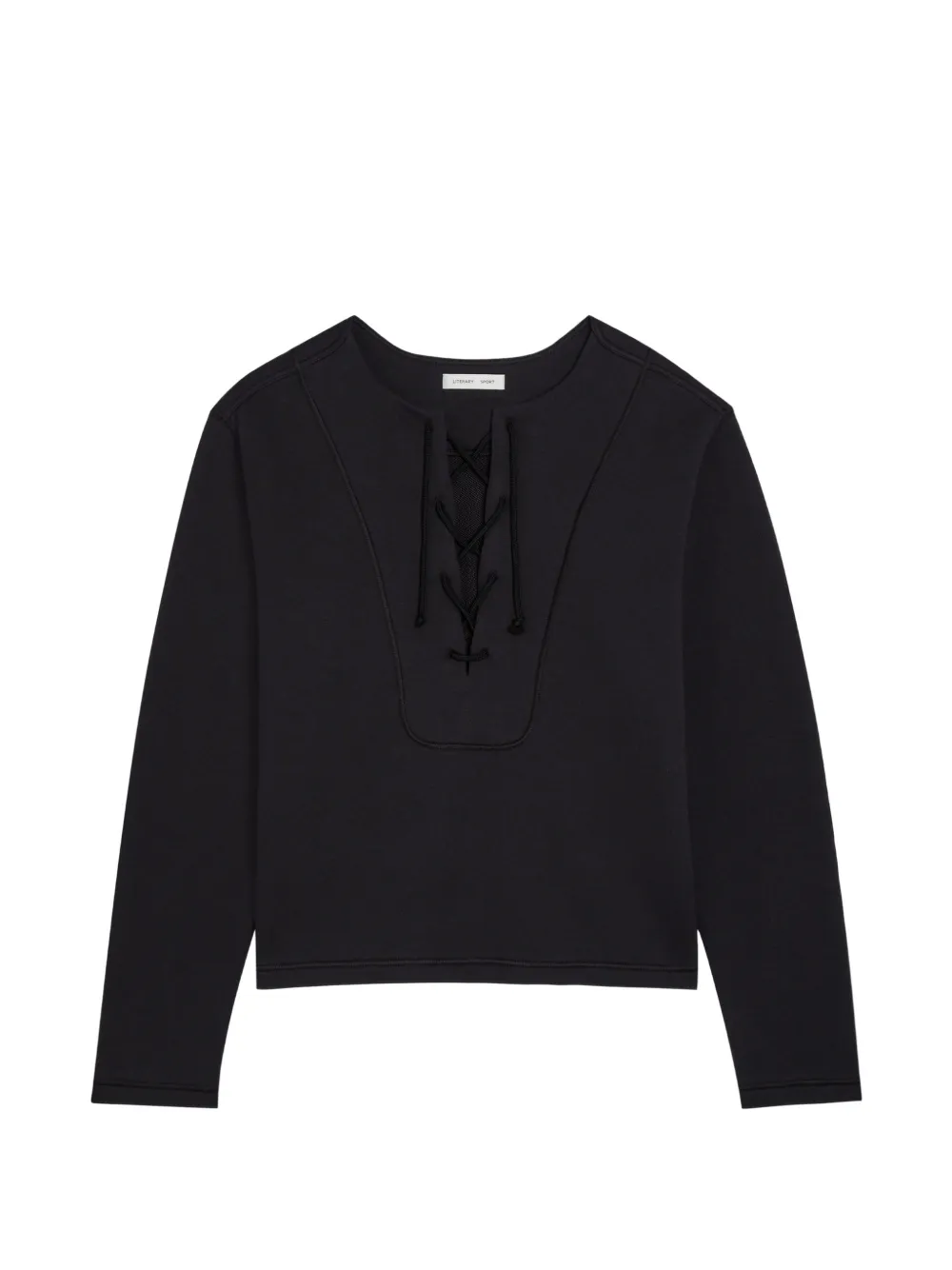 Escada Sport lace-up sweatshirt - Schwarz
