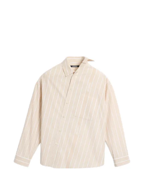 Jacquemus camisa con rayas estampadas