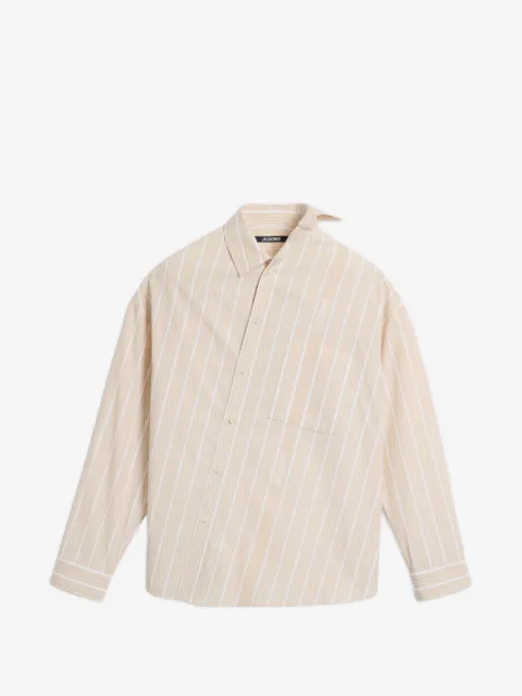 Jacquemus camisa con rayas estampadas
