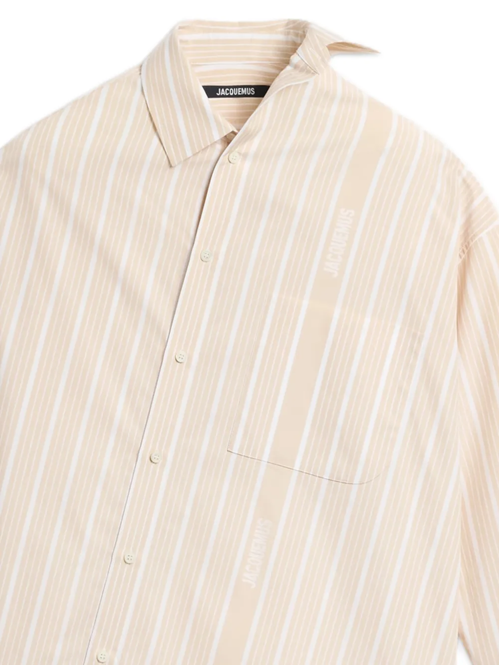  Jacquemus Striped Graphic Shirt - Neutrals 