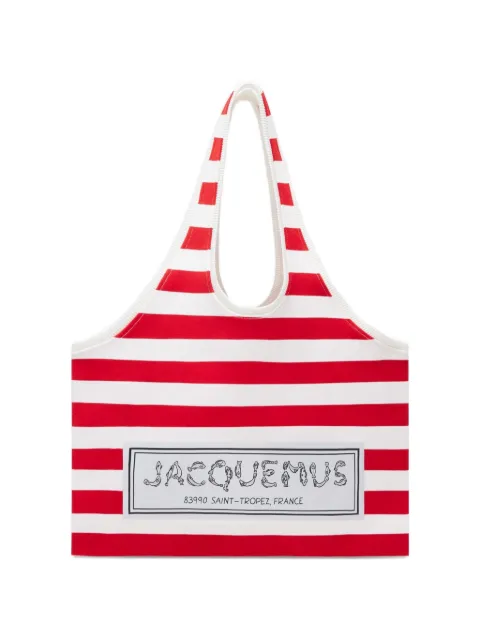 Jacquemus Marcel striped tote bag 
