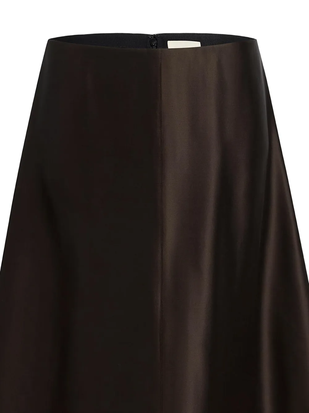  Khaite A-line Mid Skirt - Brown 