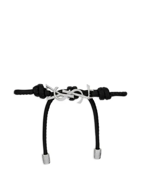 Saint Laurent pulsera con detalle de monograma