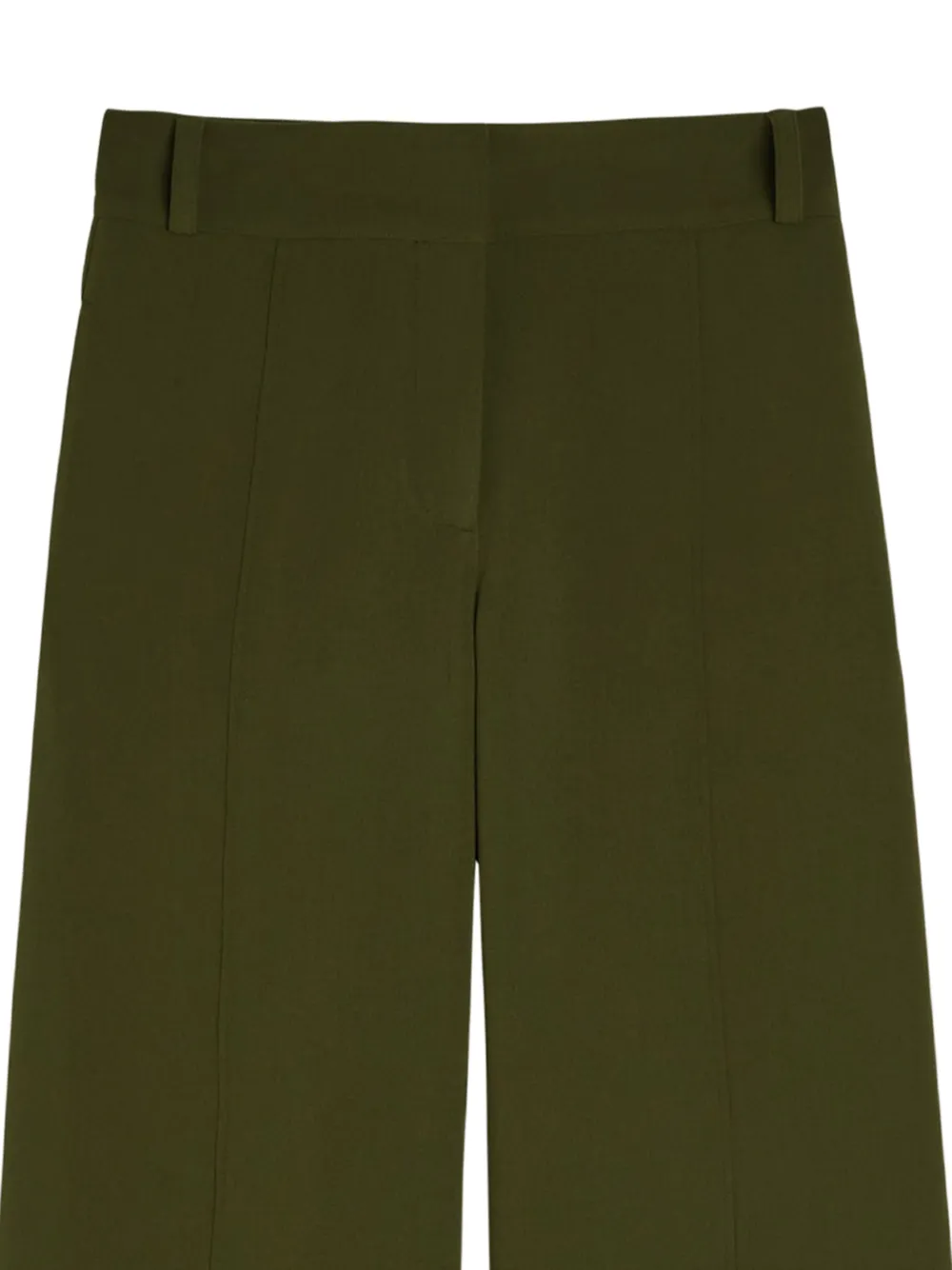  Another Tomorrow Belt-loop Trousers - Green 