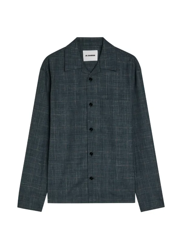 Jil Sander チェック シャツ | グレー | FARFETCH JP
