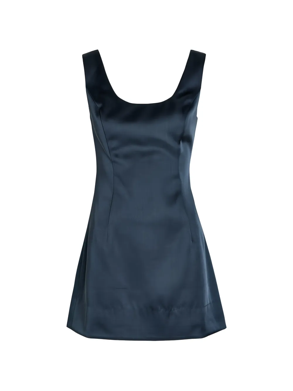 Reformation Fraceska square-neck mini dress - Blu