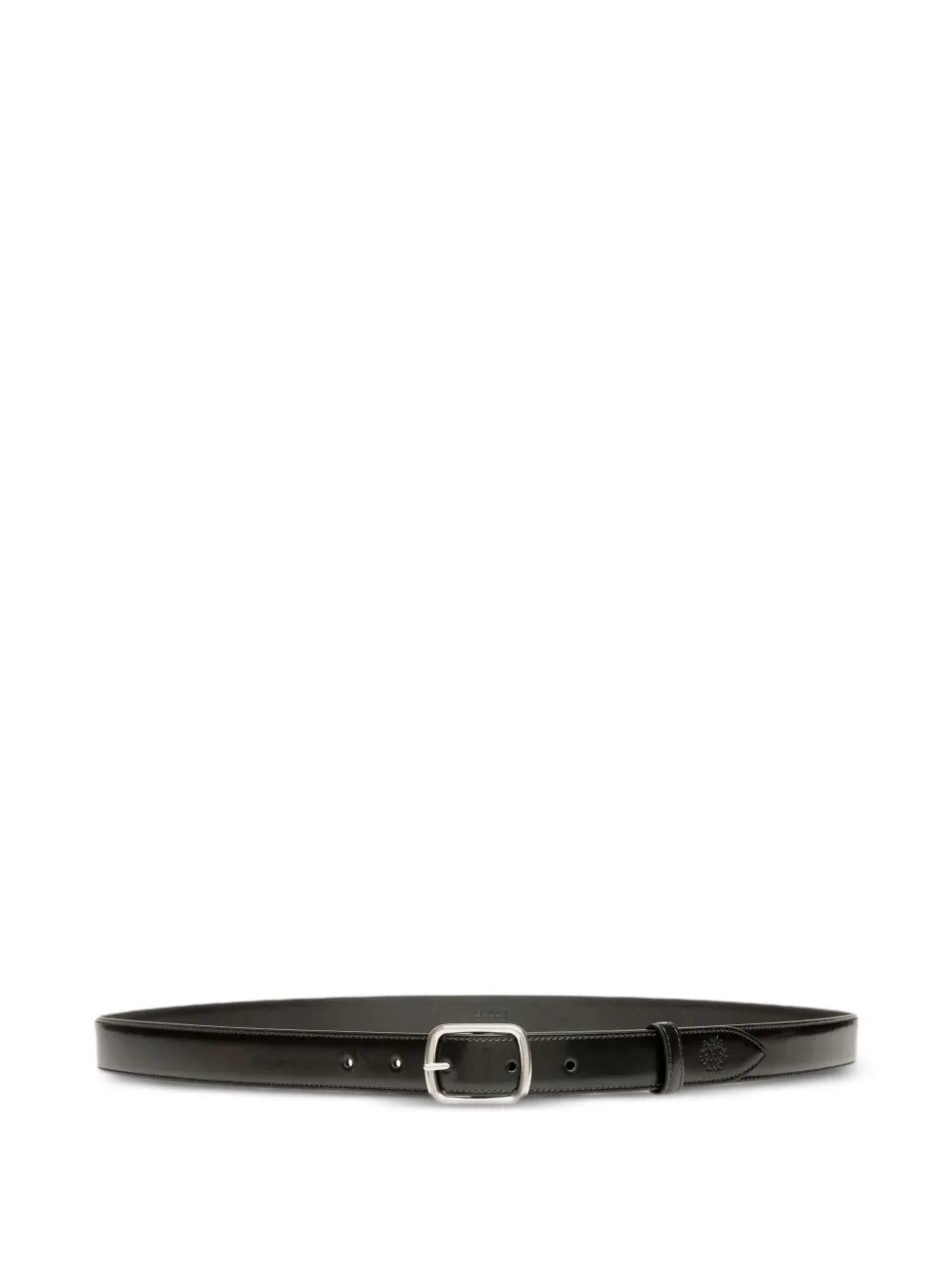 Bally Orson embossed logo leather belt - Nero
