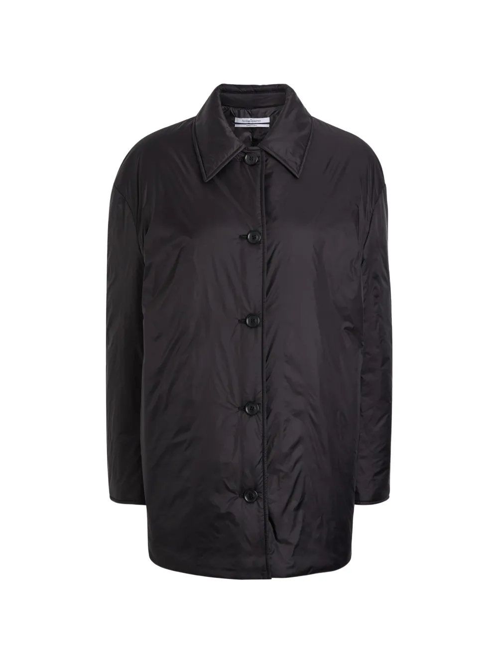 Another Tomorrow single-breasted coat - Black