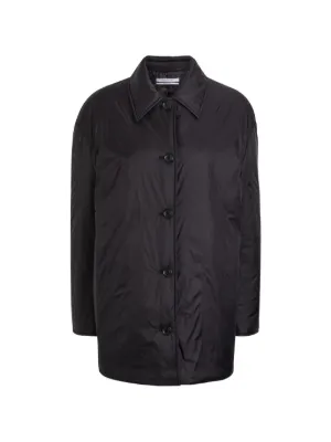 BCBG Max Azria Cotton Coat | Black | FARFETCH