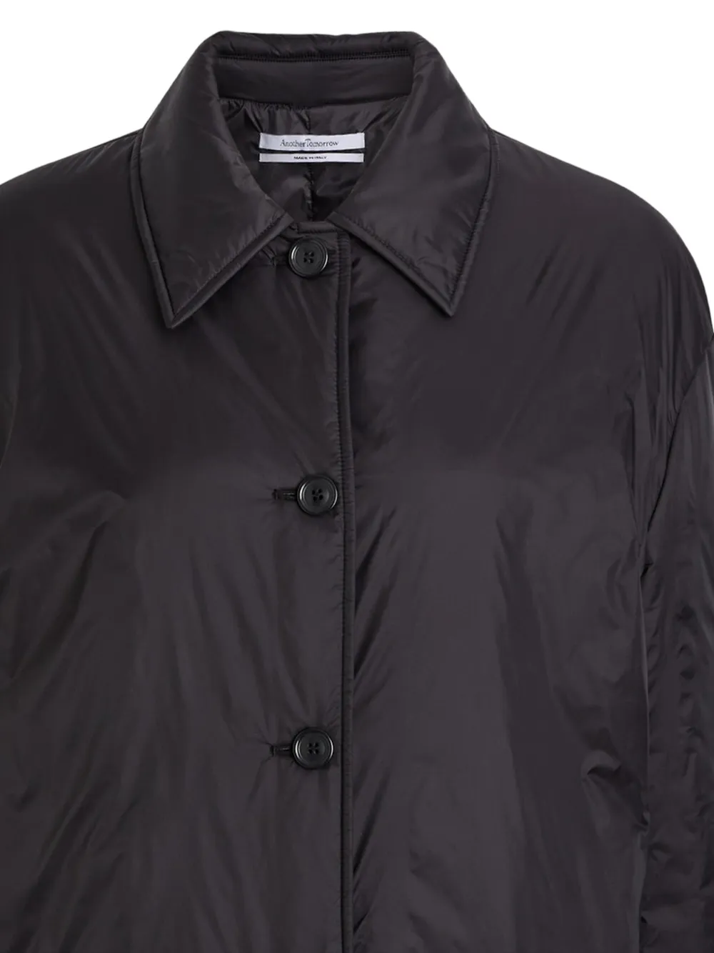  Another Tomorrow Single-breasted Coat - Black 