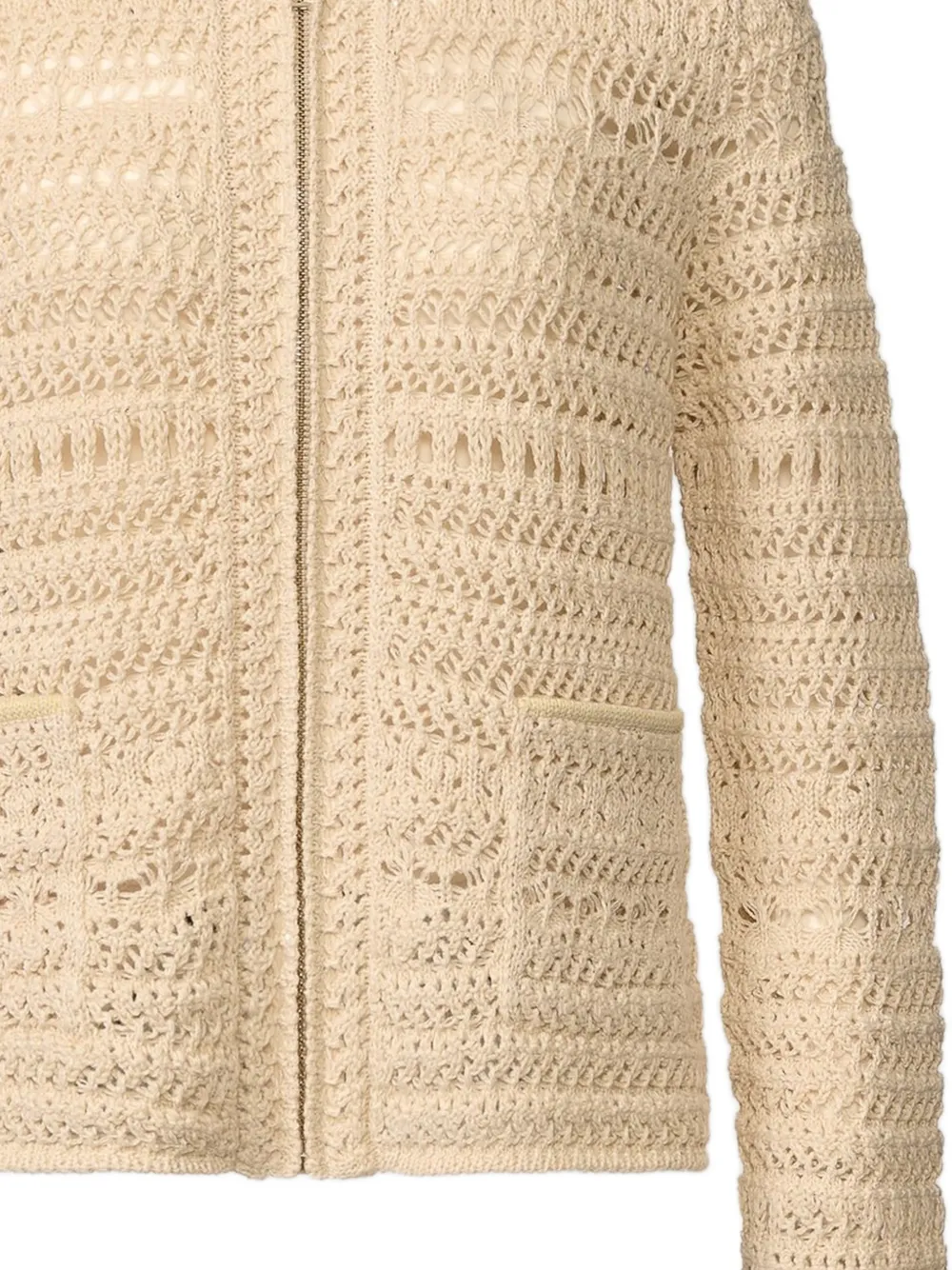 Crochet Zip Jacket