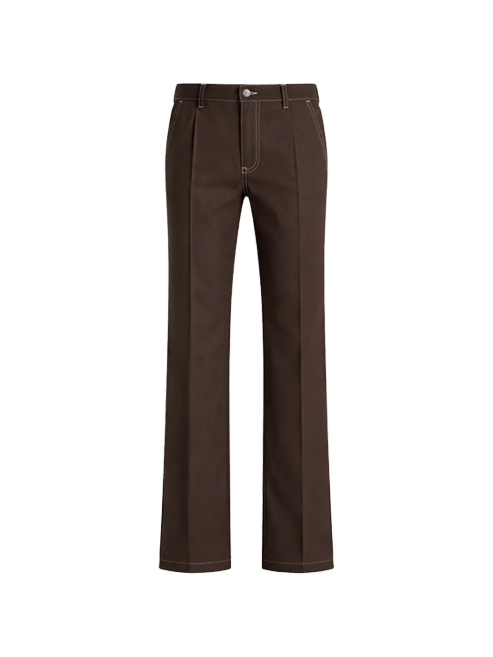 Dsquared2 Stripe-detail Tailored Trousers In Brown