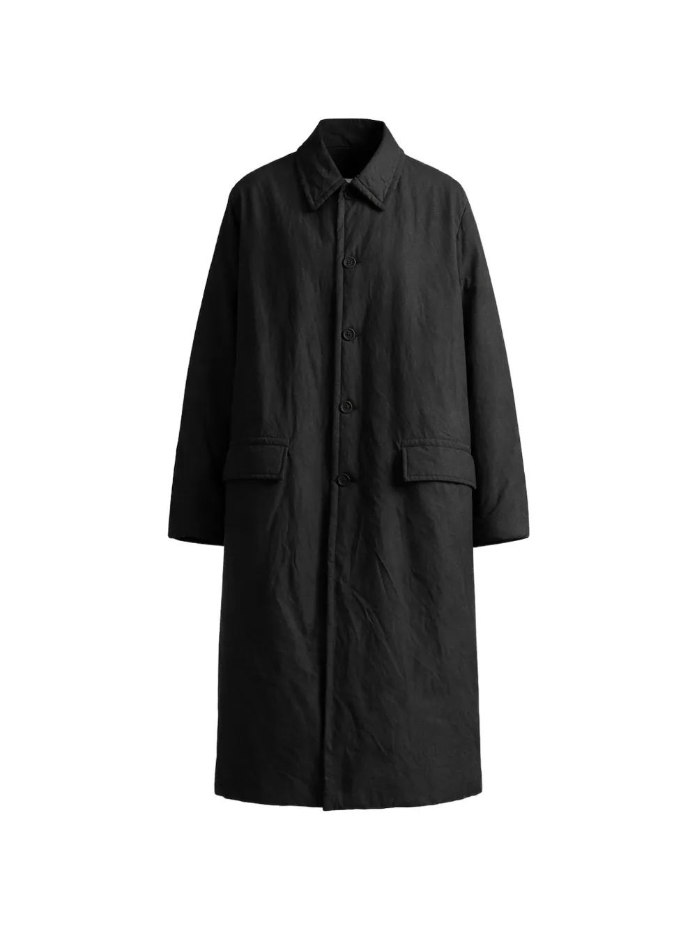 Casey Casey Milu button flap-pocket coat - Nero
