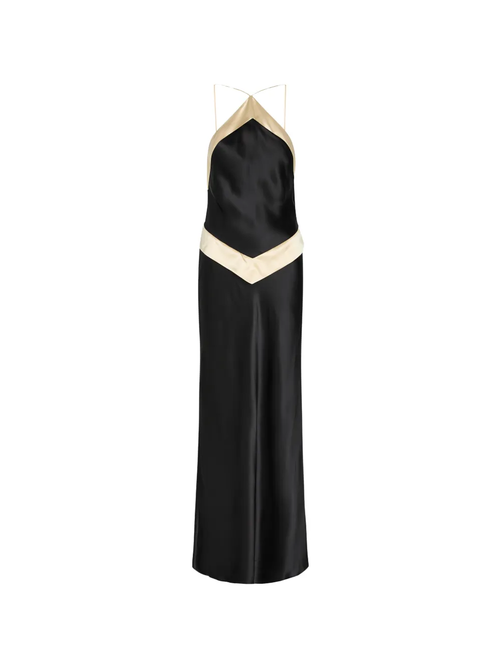 Reformation Jillian panelled maxi dress - Nero