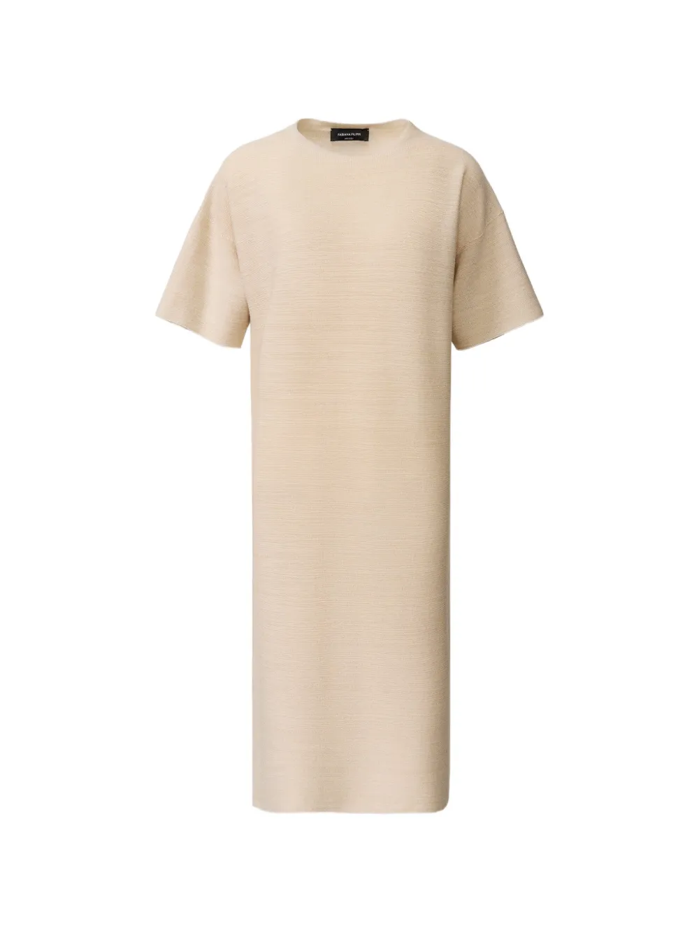 Fabiana Filippi short-sleeve midi dress - Nude