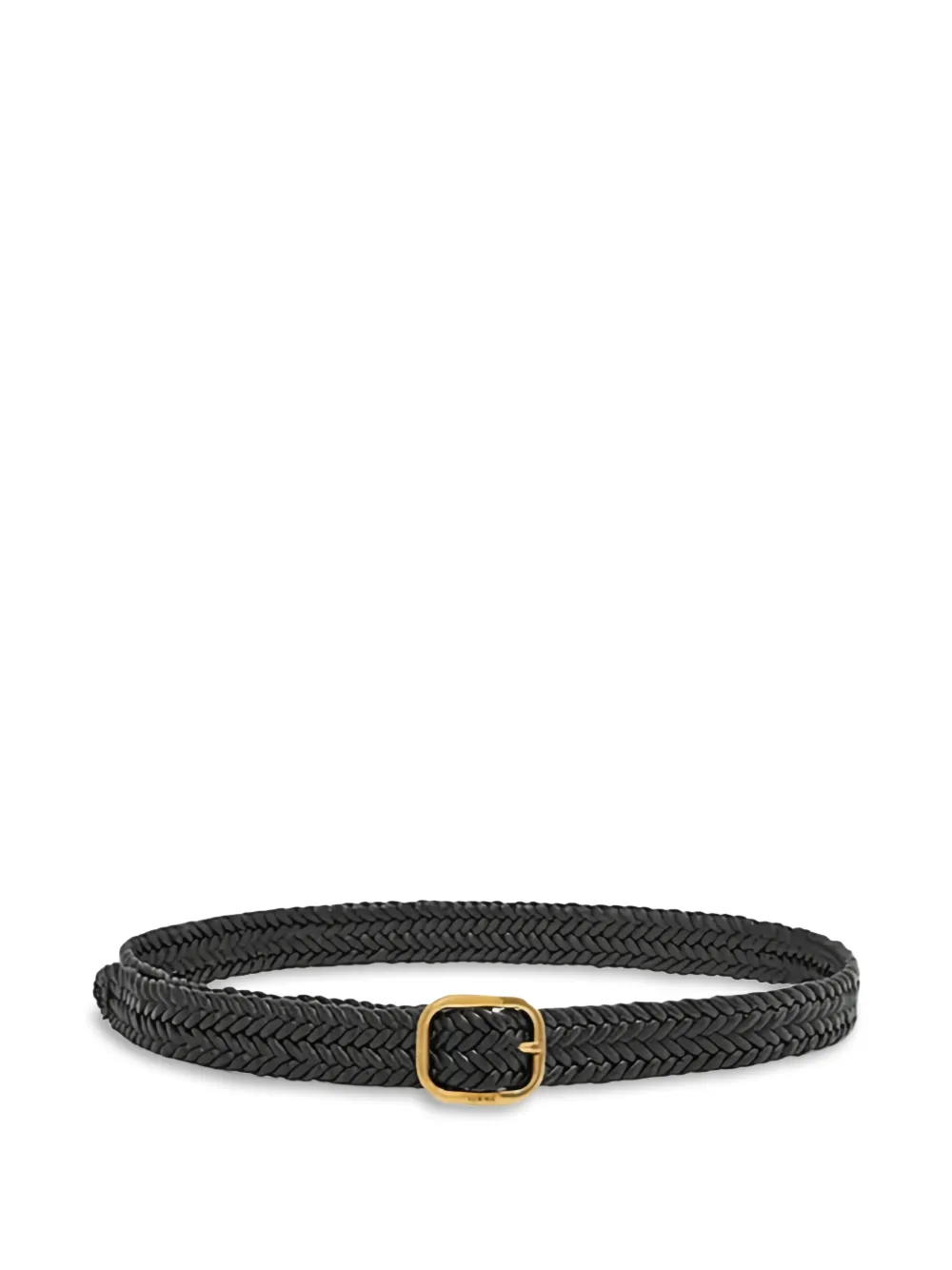 LOEWE braided leather belt - Nero