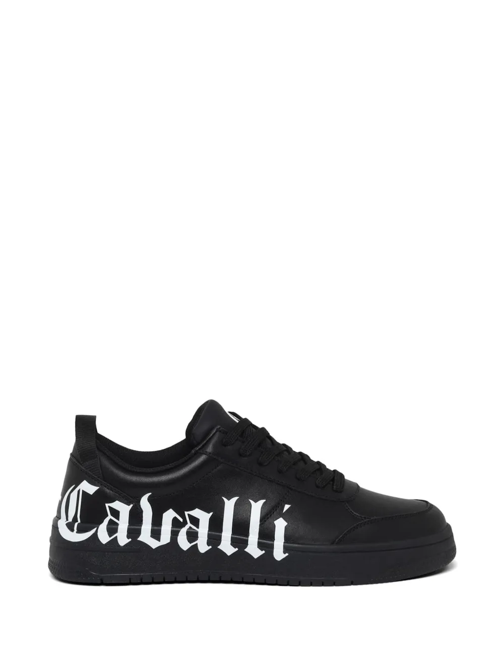 Just Cavalli logo-lettering sneakers Zwart