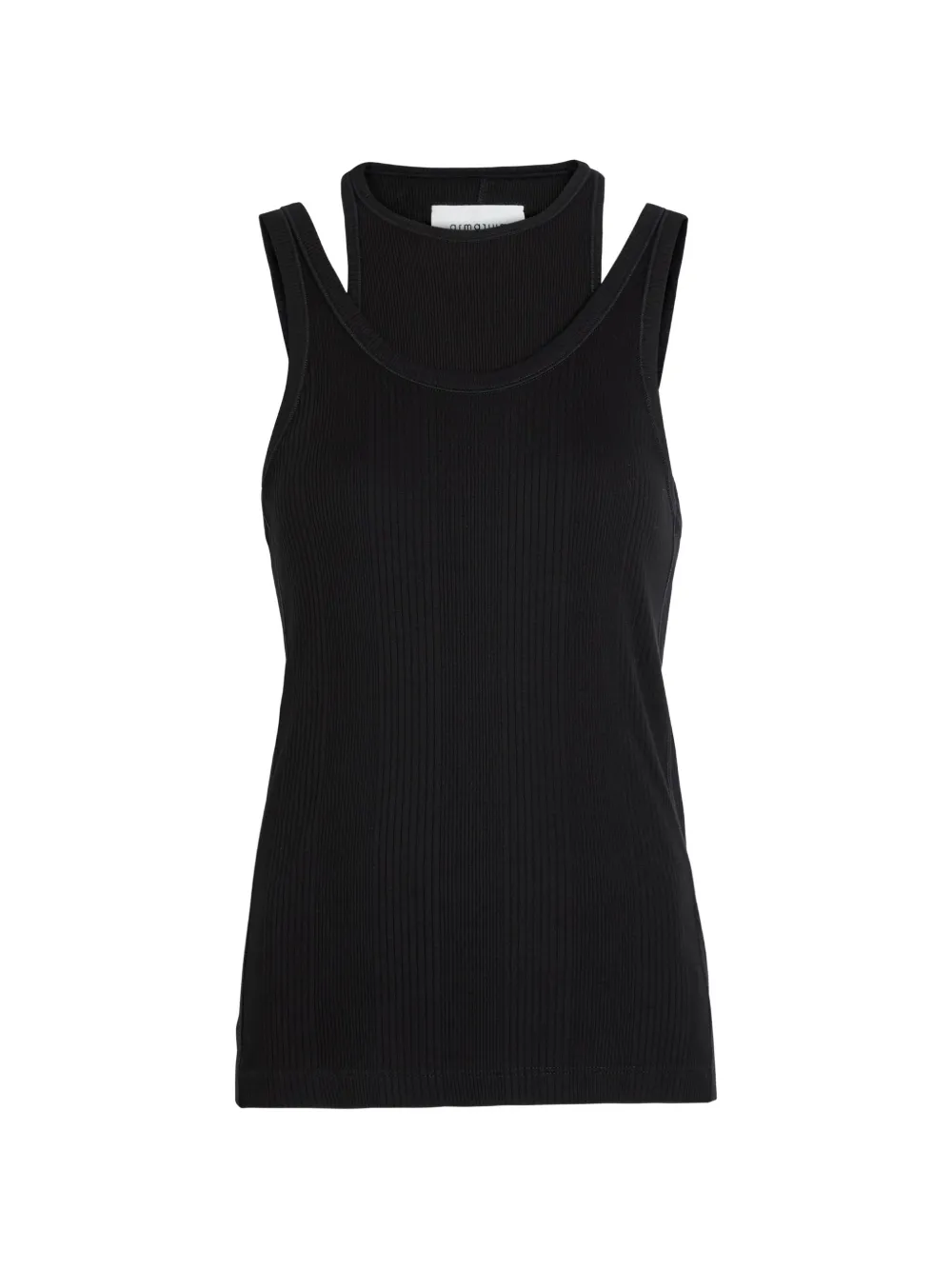 ARMARIUM layered-design tank top - Nero