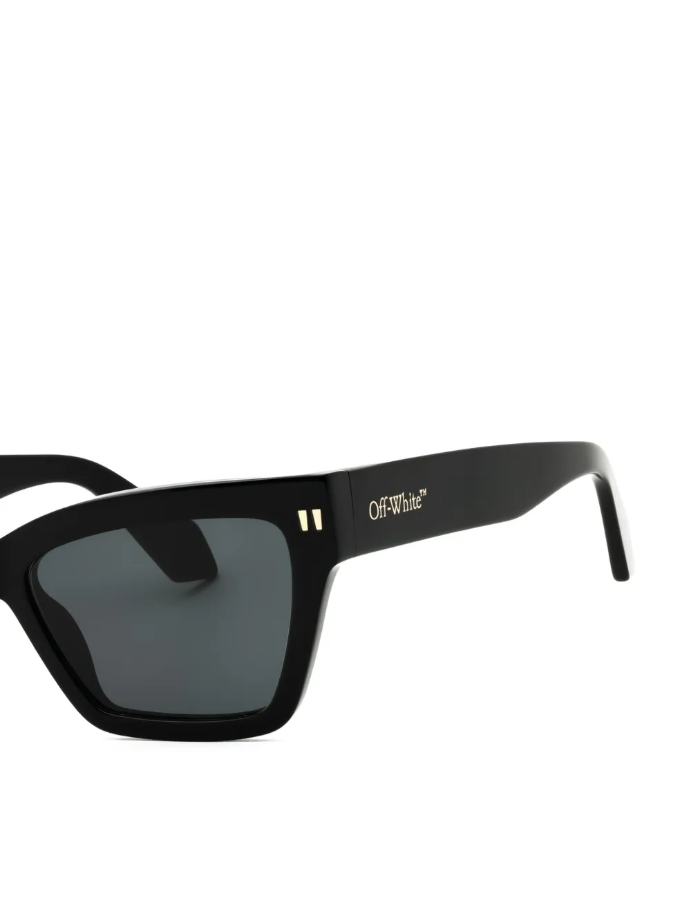 detail square-frame sunglasses