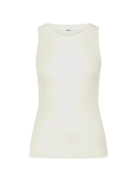 Drykorn top tejido de canalé sin mangas