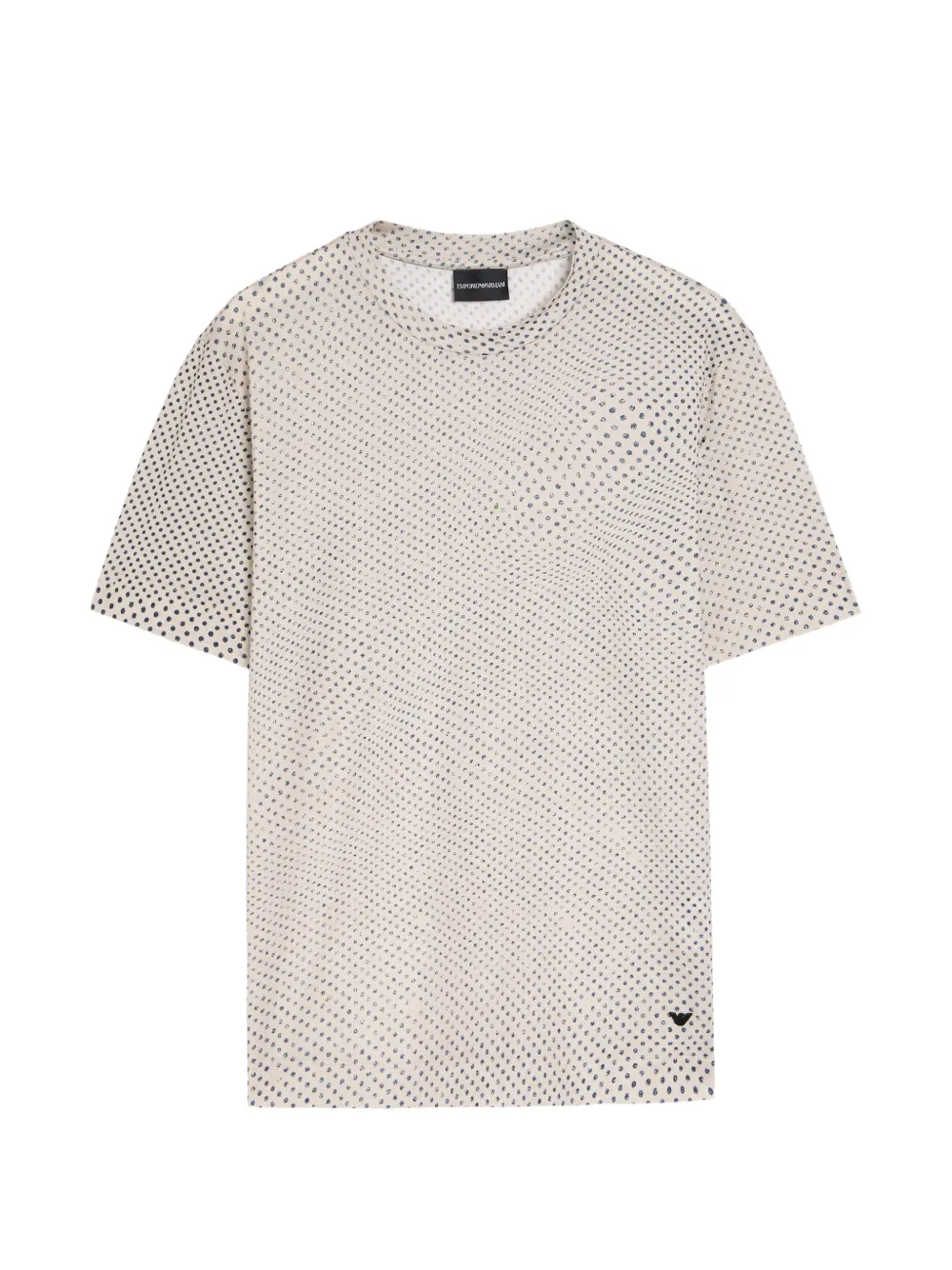 Emporio Armani patterned T-shirt - Nude