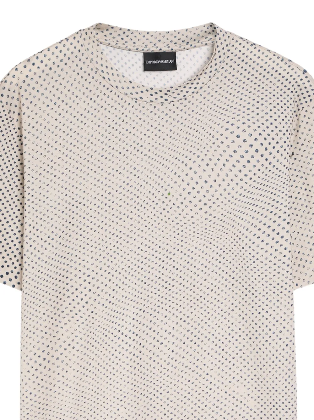 Emporio Armani T-shirt met patroon Beige