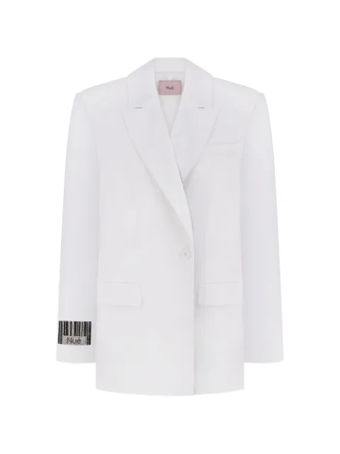 Nuè barcode oversized blazer